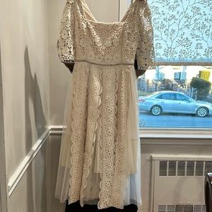 Stunning off white dress